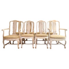 Swedish Rococo Chairs - Set of 8, 19th Century