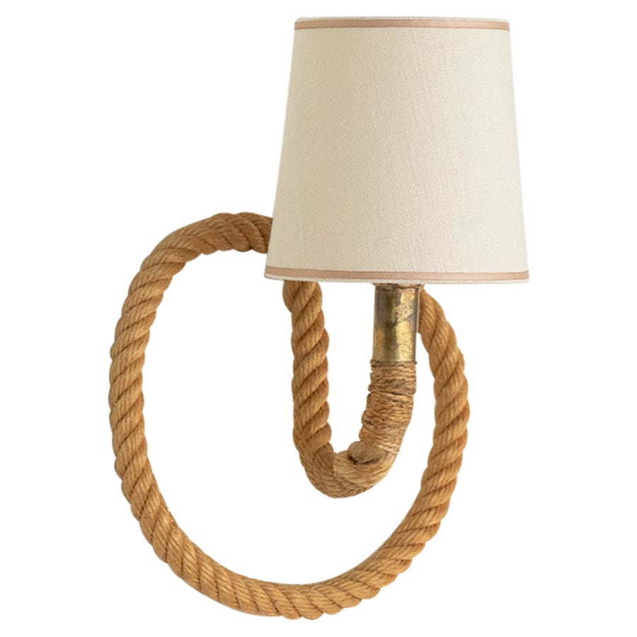 French Rope Sconce by Audoux Minet