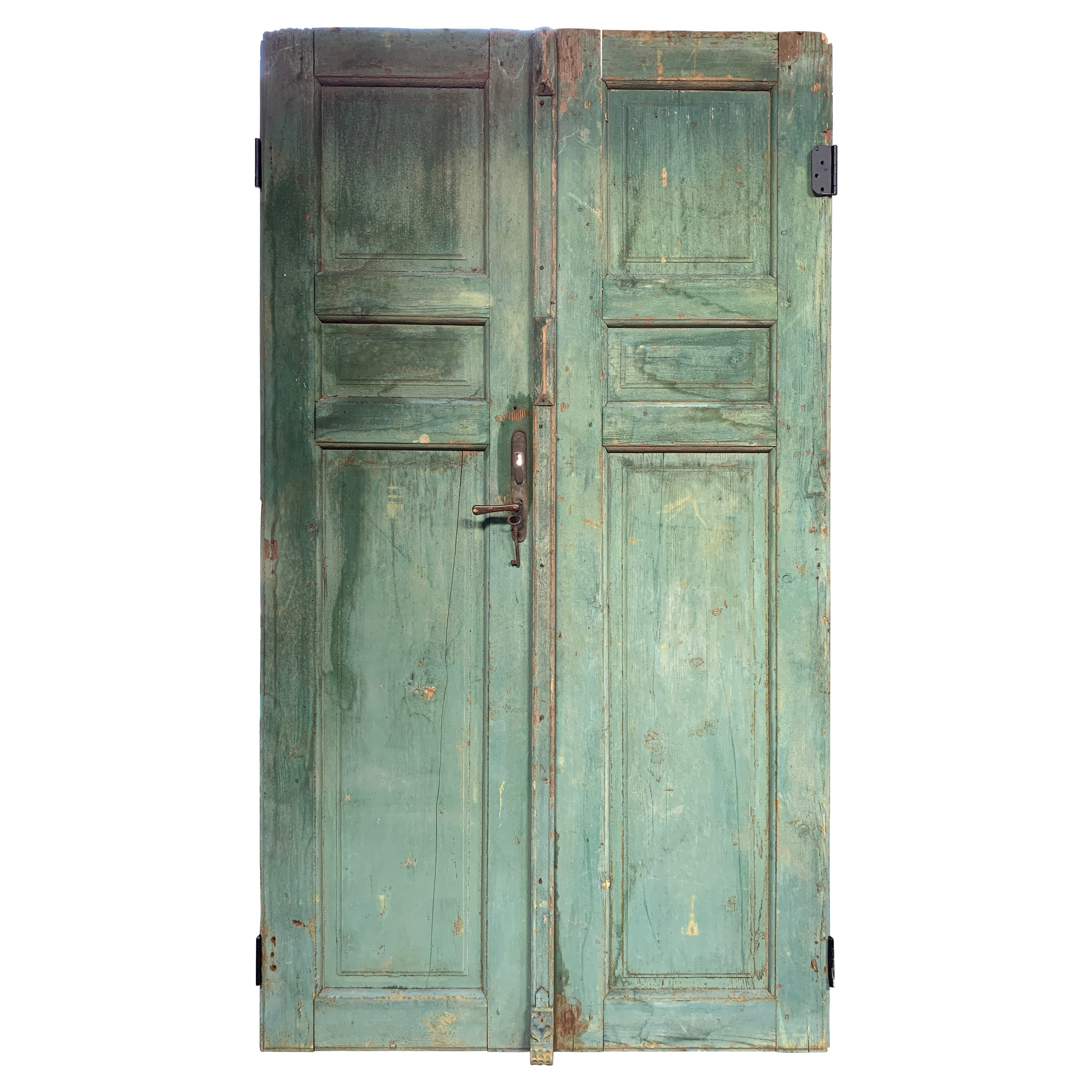 Pair of Vintage Green Doors 