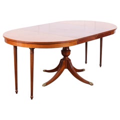 Solid Mahogany Georgian Revival Dining Table