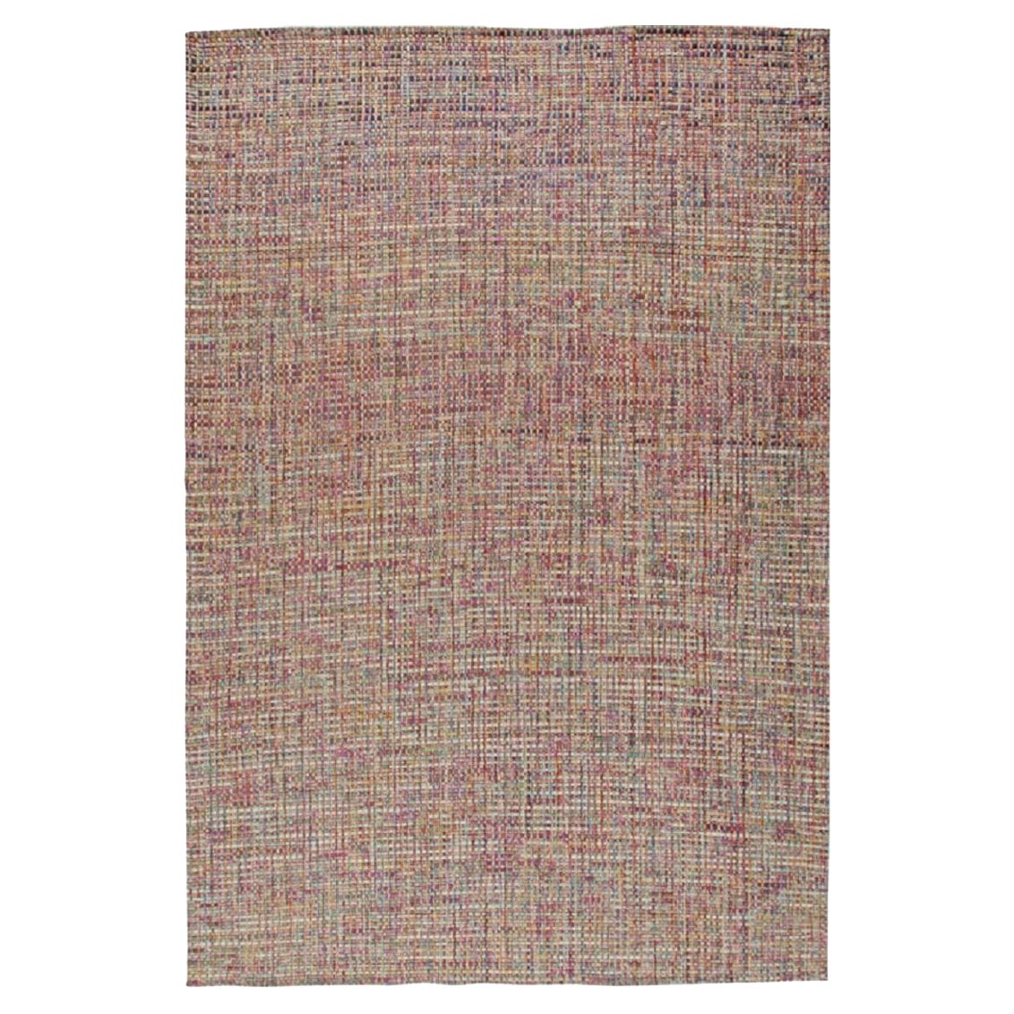 Hand Knotted Multicolored Area Rug