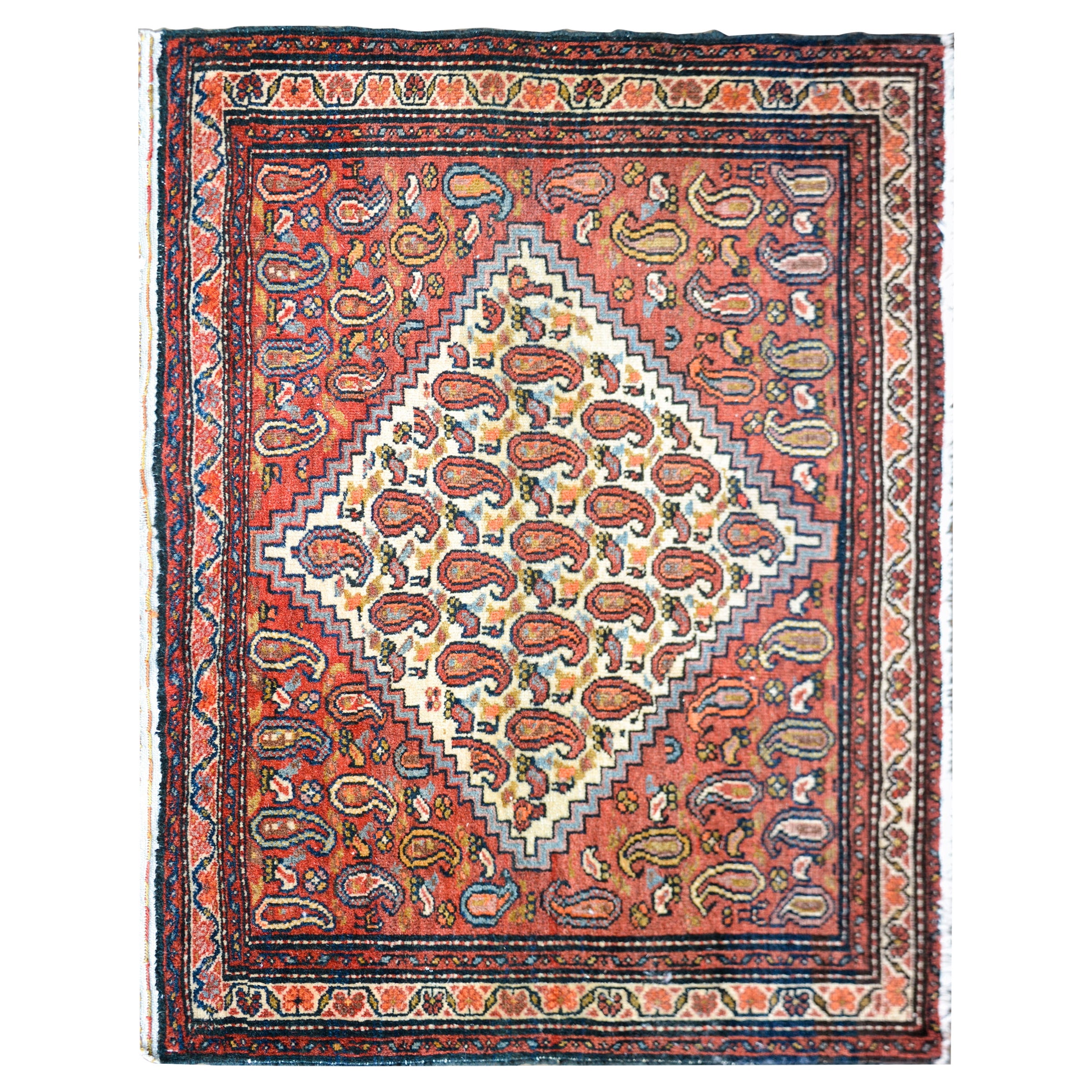 Early 20th Century Senneh Rug For Sale
