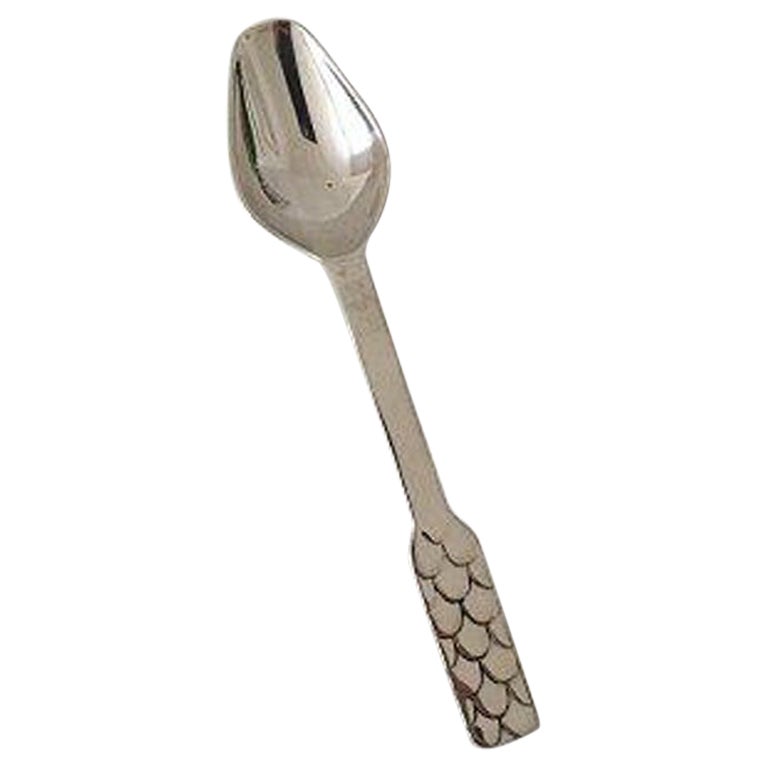 6 Sigvard Bernadotte Sterling Silver Spoon Olympic For Sale