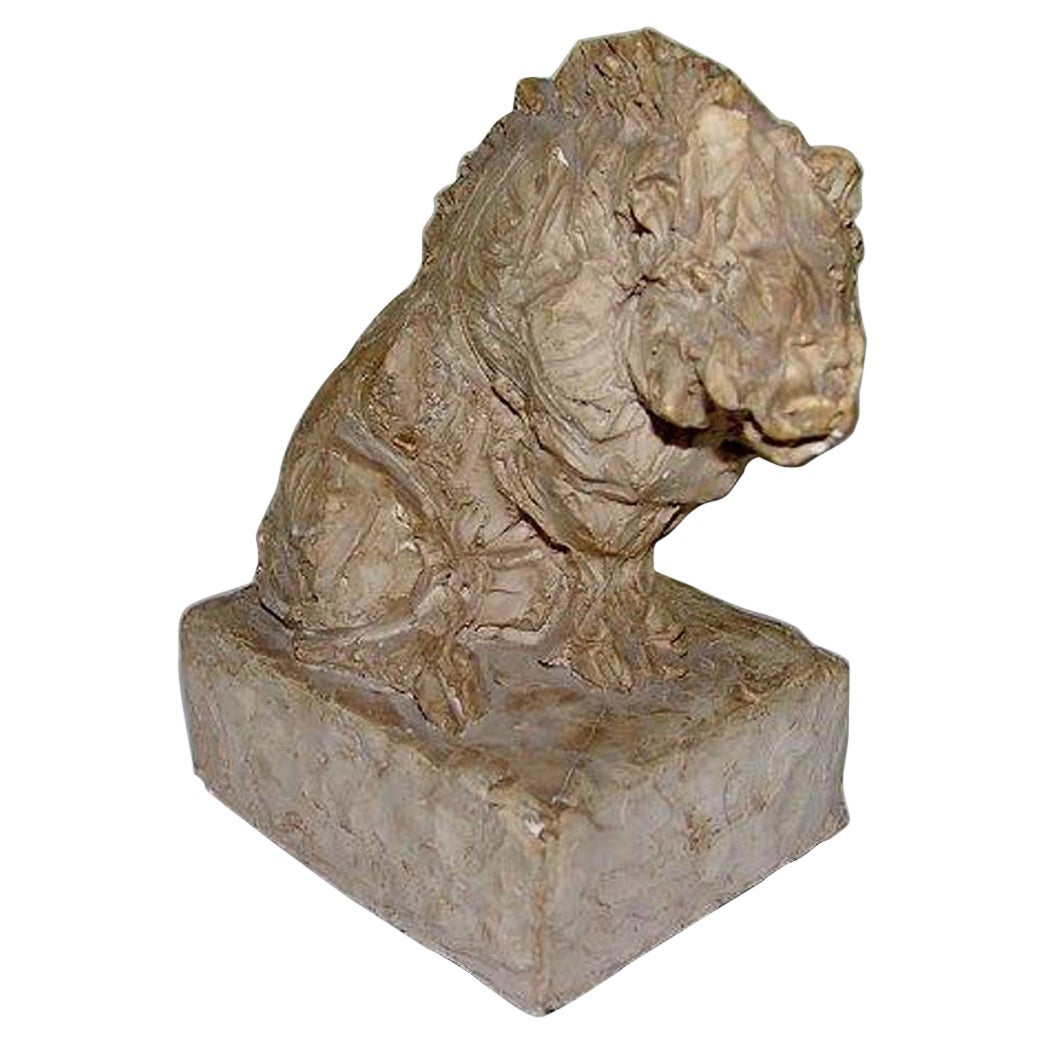 Axel Locher Figurine of a Vild Boar For Sale