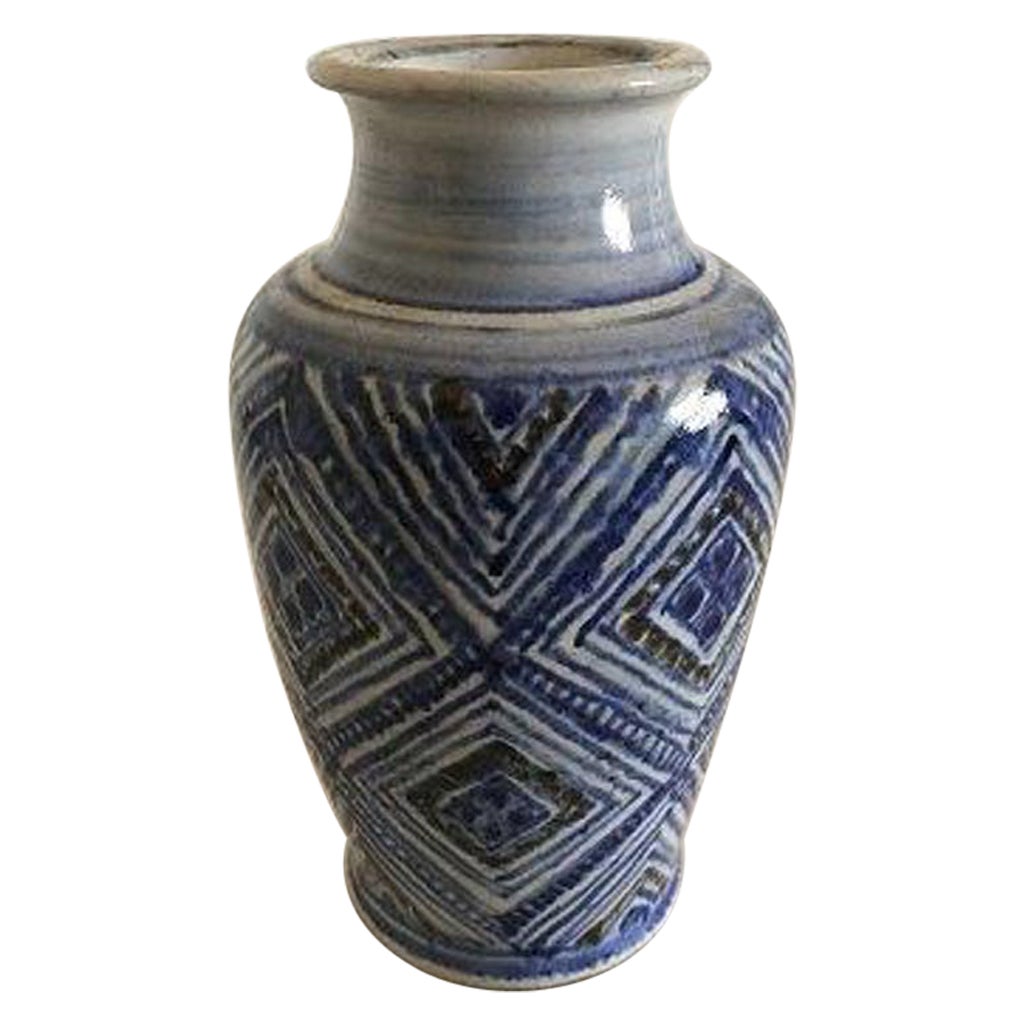 L, Hjorth Unique Ceramic Vase For Sale