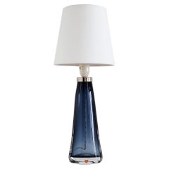 Swedish Midcentury Crystal Table Lamp by Carl Fagerlund for Orrefors, 1960s