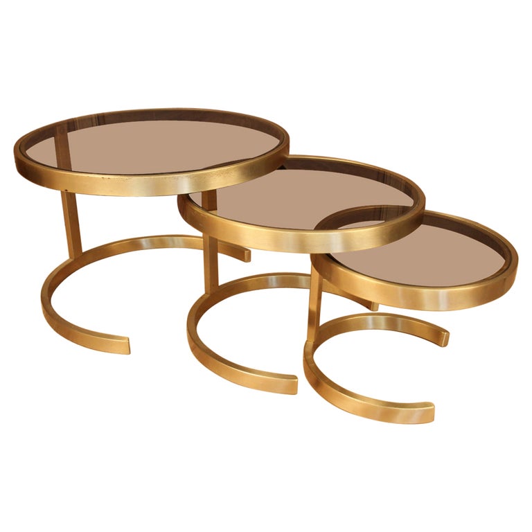 Series of Nesting Tables Year 70 For Sale at 1stDibs
