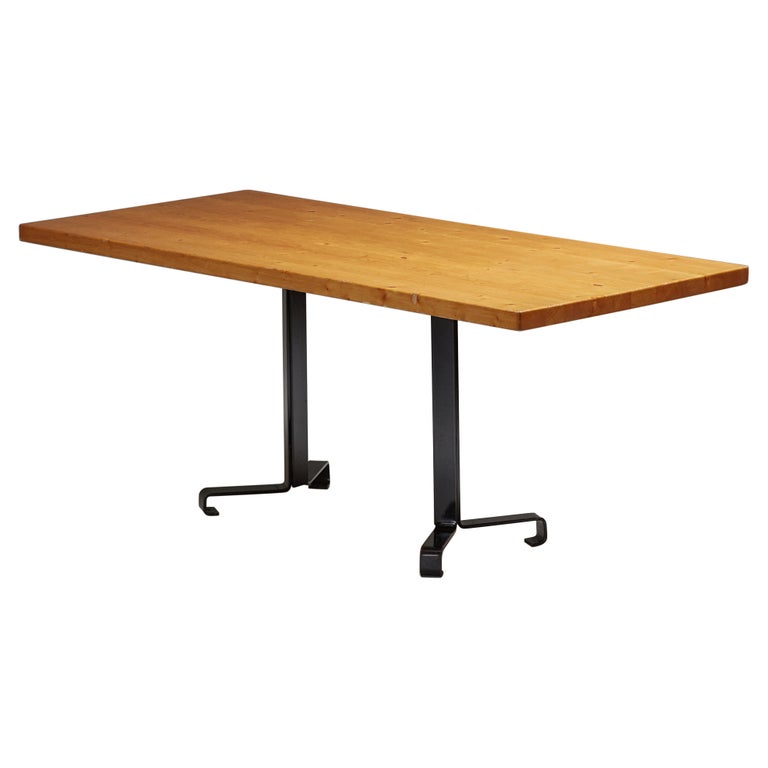 Charlotte Perriand Dining Table Les Arcs For Sale