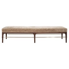 Vintage Linear Bench in Natural Wanut Series 72 by Stamford Modern