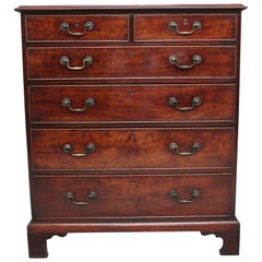 Tall 18th Mahogany Chest of Drawers