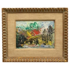 Oil Painting of a Landscape in a Venetian Style Frame