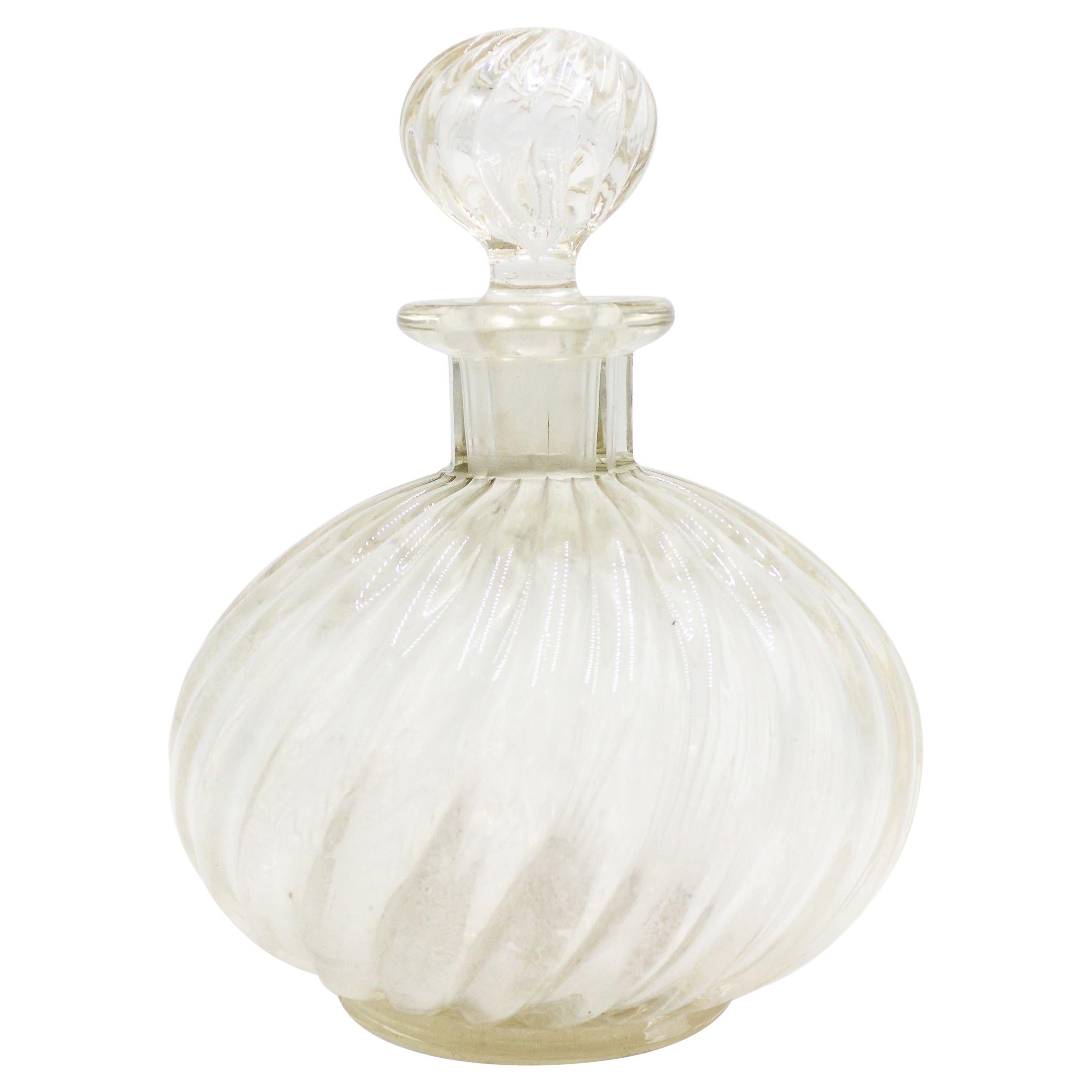 French Victorian Baccarat Style Glass Decanter