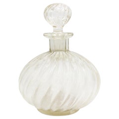 French Victorian Baccarat Style Glass Decanter