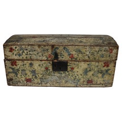 Antique French 18th Century Painted Box