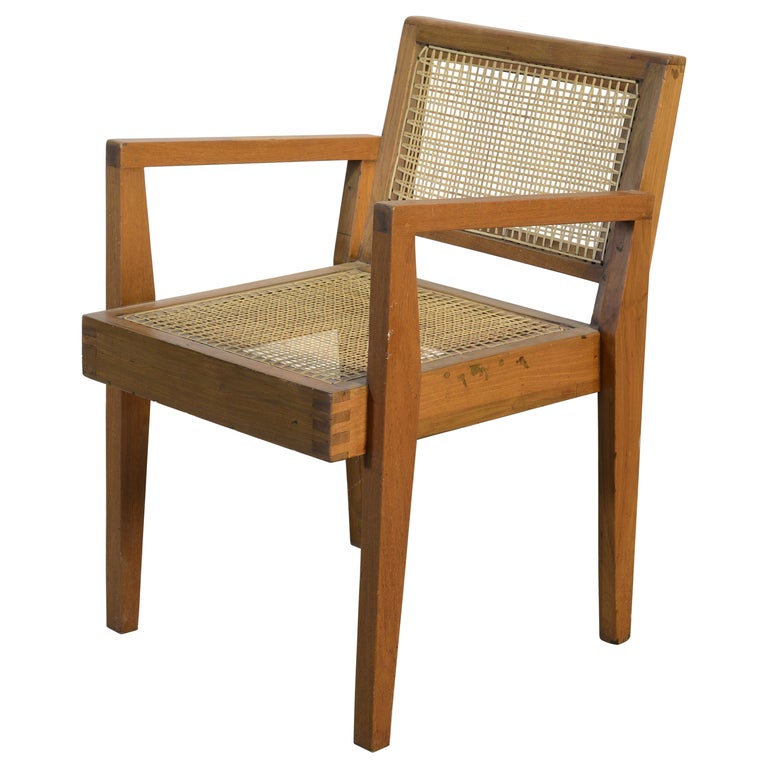 Pierre Jeanneret chair, 1955–60, offered by P! GALERIE