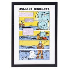Vintage Contemporary Scatalogical Astronaut Comic