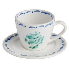 Juego de seis tazas de cerámica pintadas a mano Sofina Boutique Kitzbühel Austria