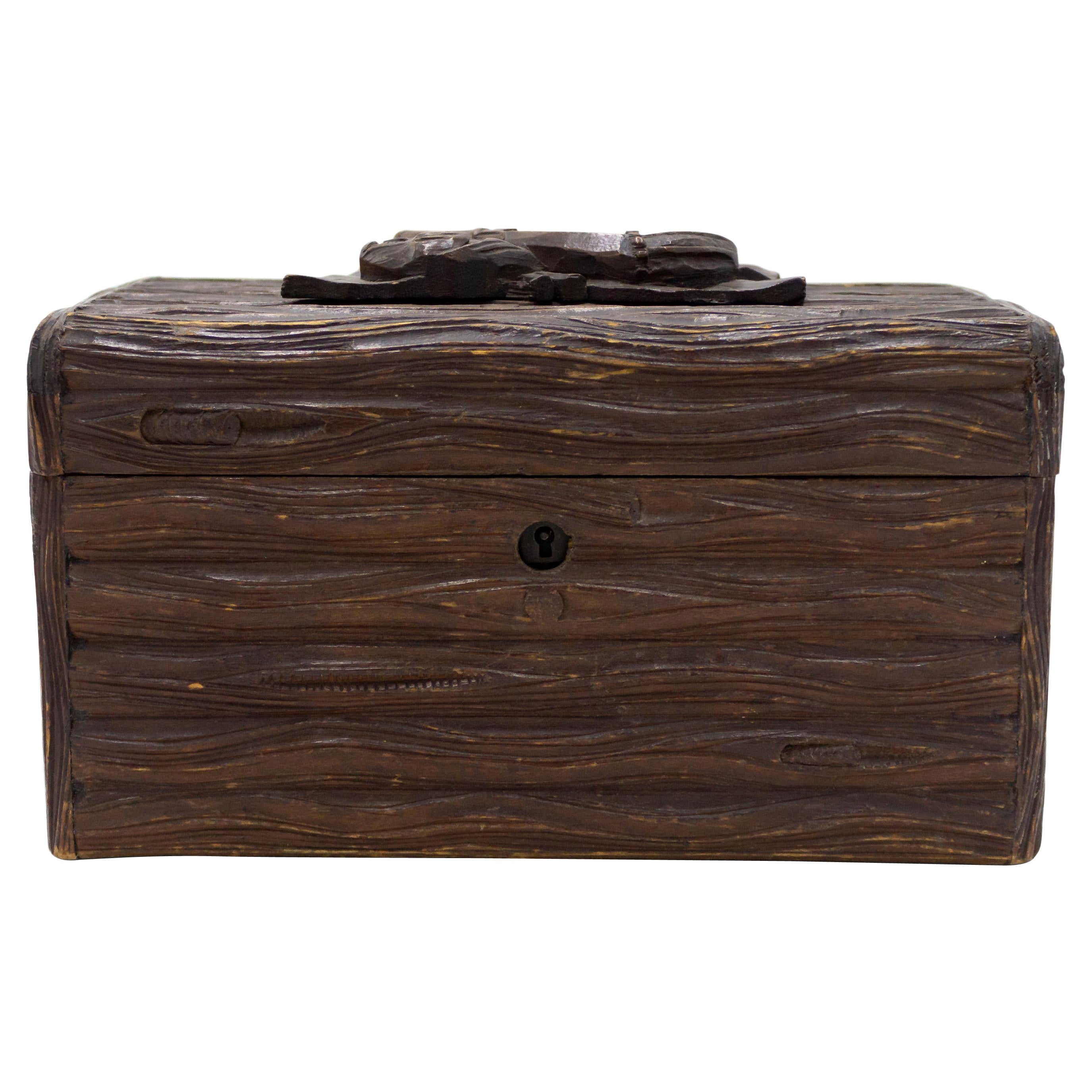 Rustic Black Forest Humidor Box