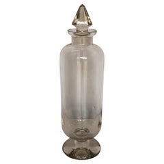 Cylindrical Glass Jar