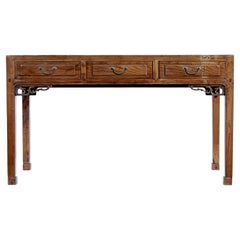 Antique 19th Century Elm Chinese Sideboard