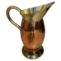 20th Century French Copper and Brass Umbrella Stand, 1950s