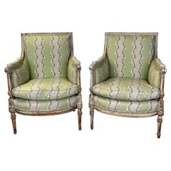 Pair of 18th Century French Bergeres