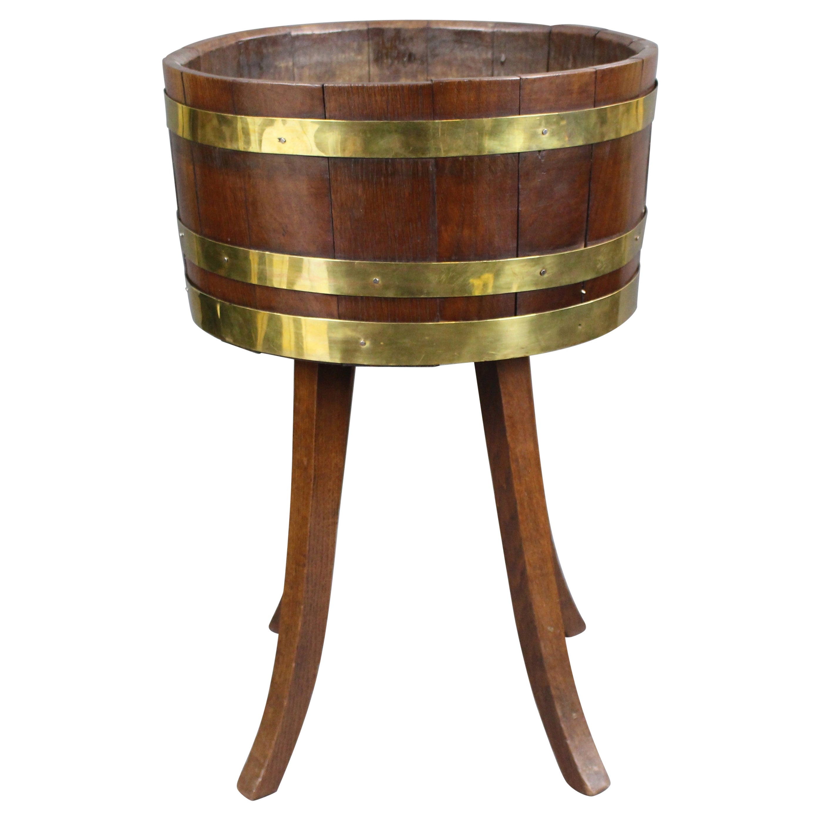 Georgian Brass Bound Oak Cellaret