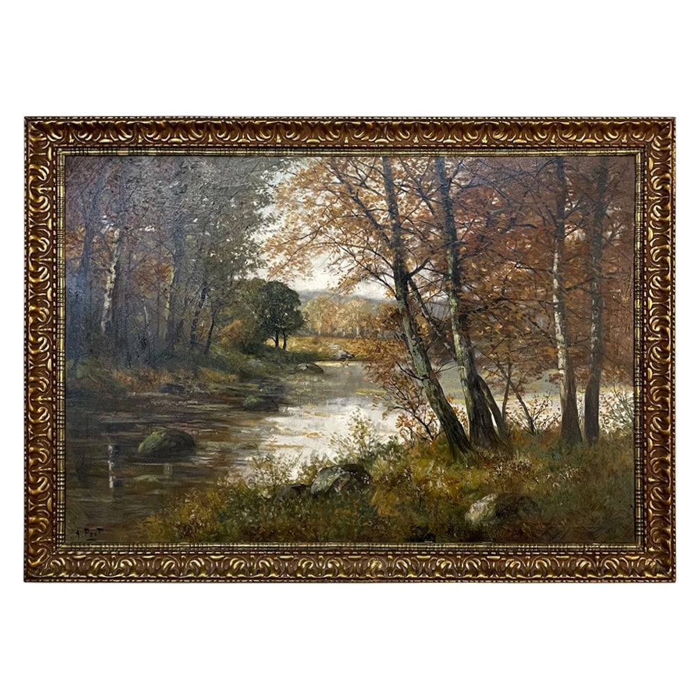 Framed Oil Painting on Canvas by Adolphe Poot '1924 - 2006' For Sale