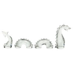 Baccarat Crystal Nessy The Loch Ness Monster Clear
