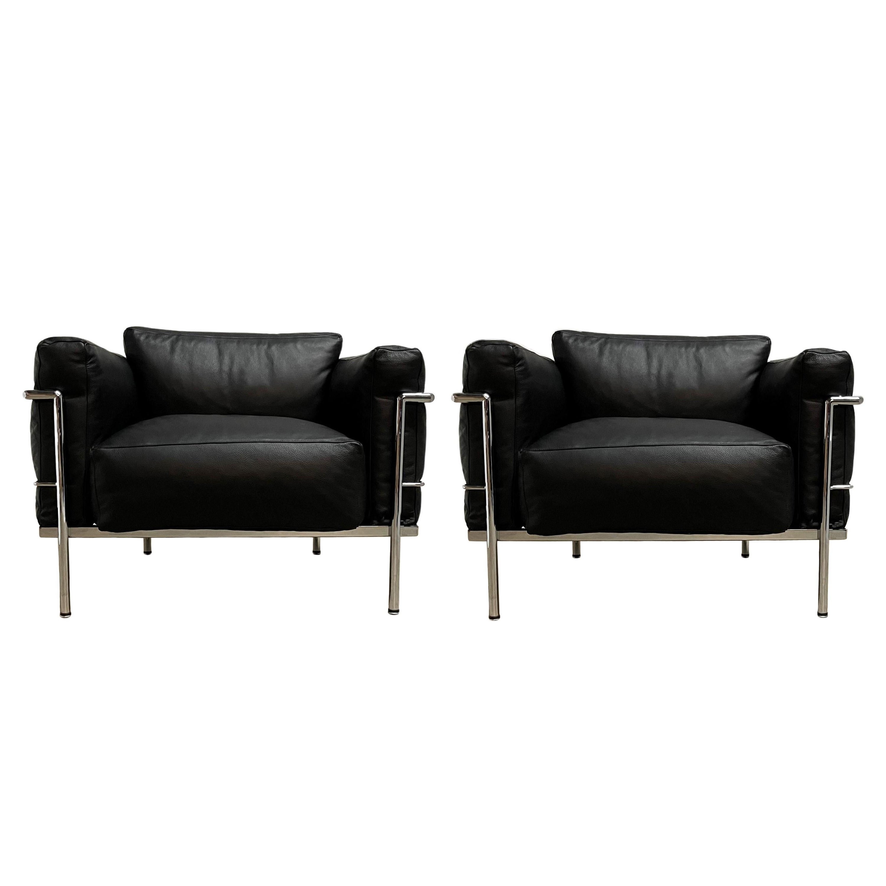 Pierre Jeanneret, Charlotte Perriand & Le Corbusier Grand Comfort Loungesessel im Angebot