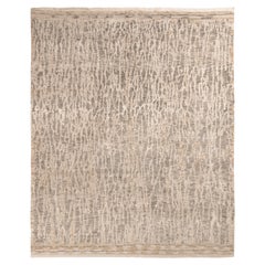 Rug & Kilim’s Modern Rug in all over Beige, Gray and White Abstract Pattern