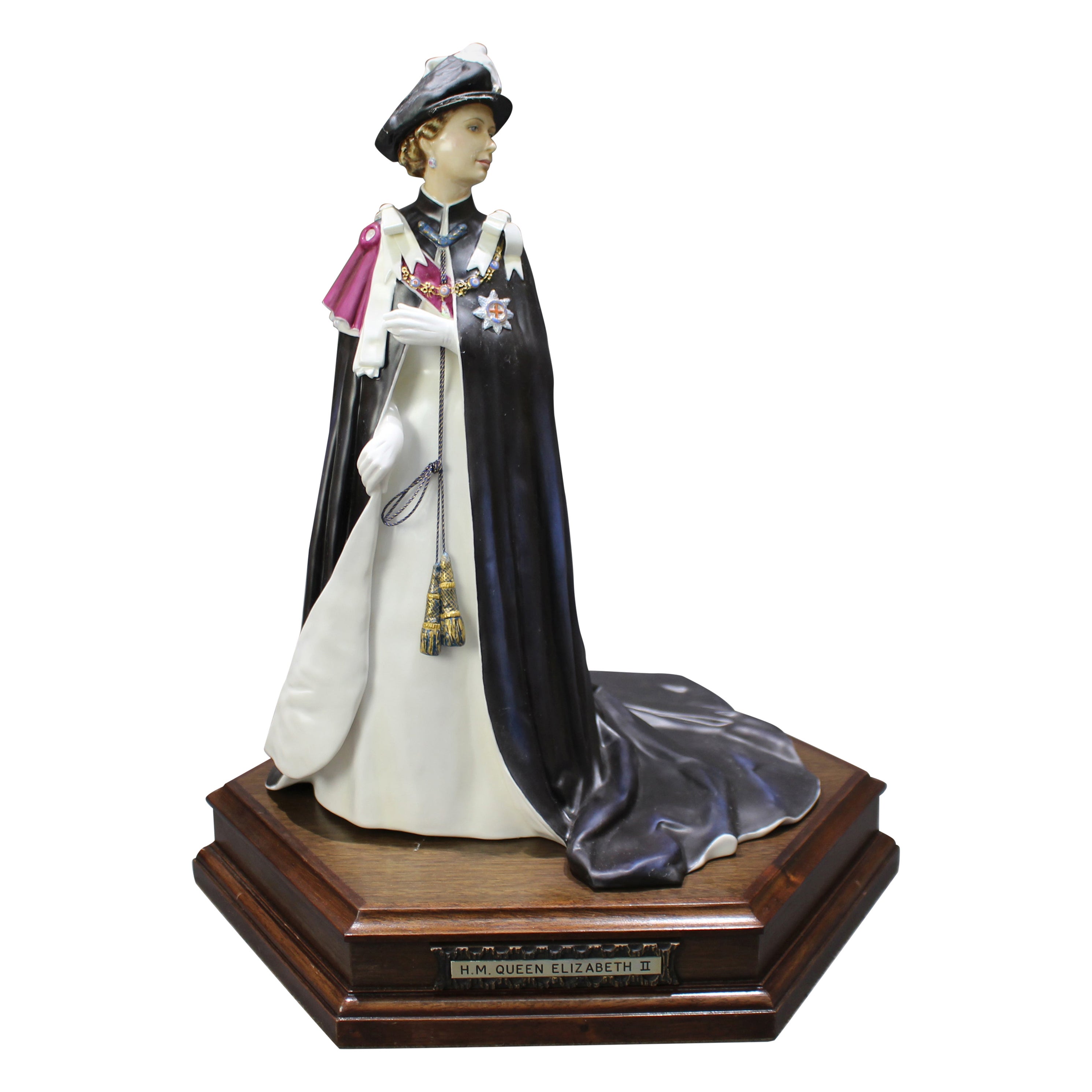 Royal Worcester Elizabeth II by Ronald van Ruyckevelt For Sale