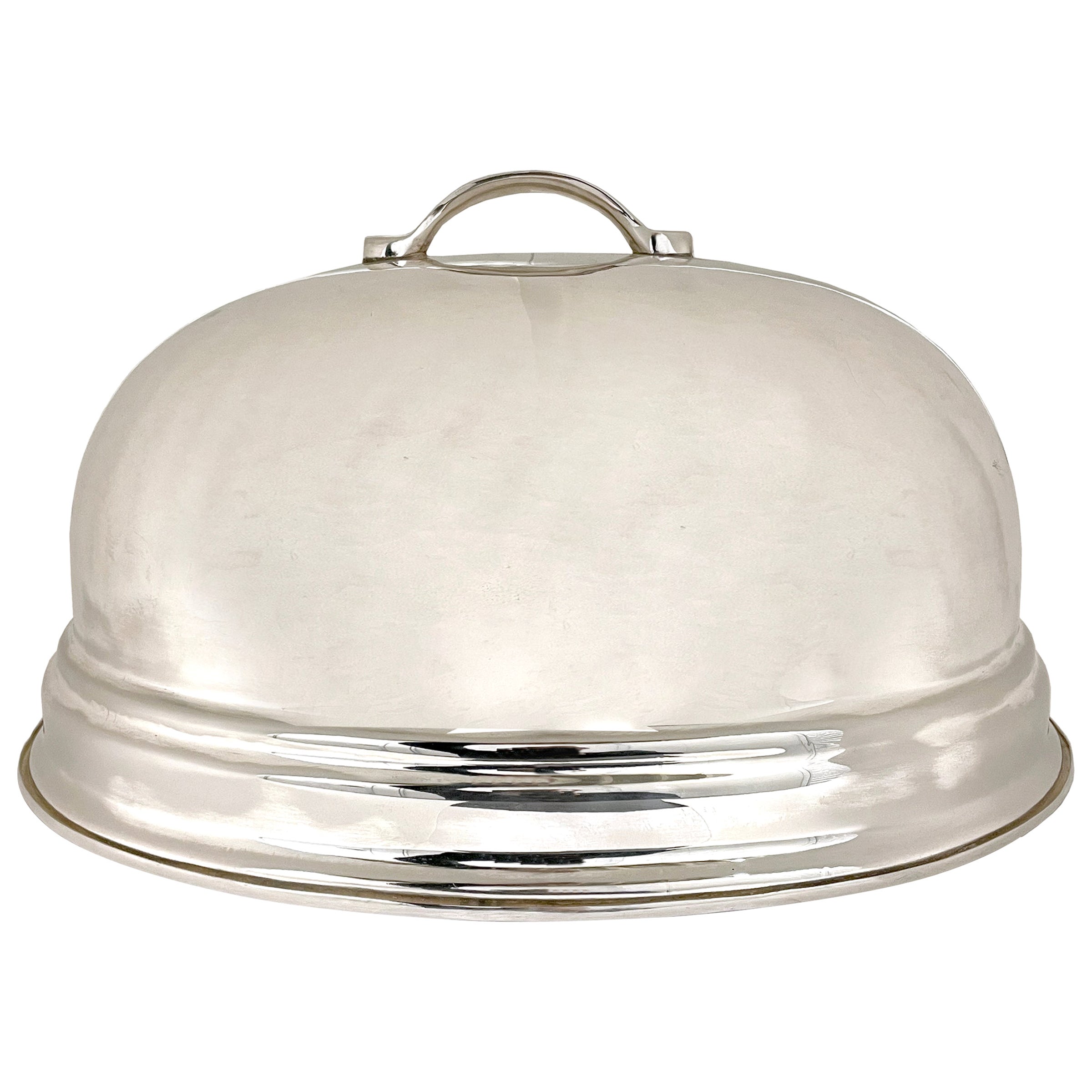 Large Silver Food Dome For Sale