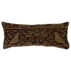 Small Antique Hand Woven Pictorial Hand Woven Pillow
