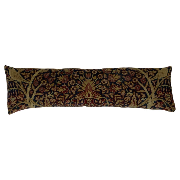 Petit coussin ancien tissé à la main graphique tissé à la main En vente