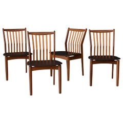 Set of Four Danish Modern Teak Dining Chairs by Svend A. Madsen for Moreddi