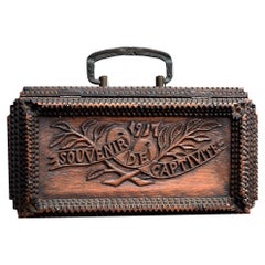 Early 20th Century German POW Love Token Tramp Box