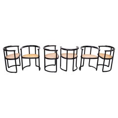 Ycami Collection Set of 6 Achillea Chairs by Tito Agnoli, 1970's, Italy