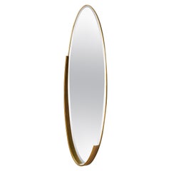 Vintage Oval Mirror, 1980s