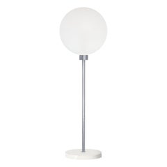 Steel/White Marble Verti Table Light by Atris