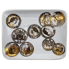 Fornasetti Italian Roman Coins Pin Tray