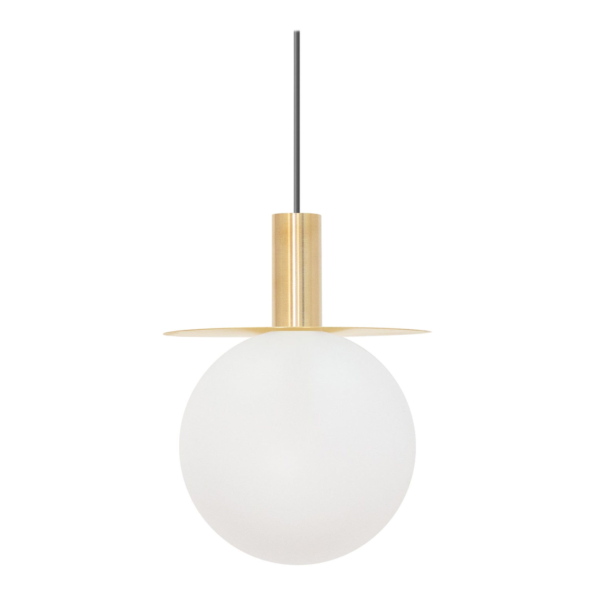 Brass Disc Big Light by Atris For Sale 