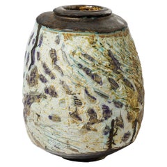 Ceramic Vase by Georges Sybesma to La Borne, France, circa 2010