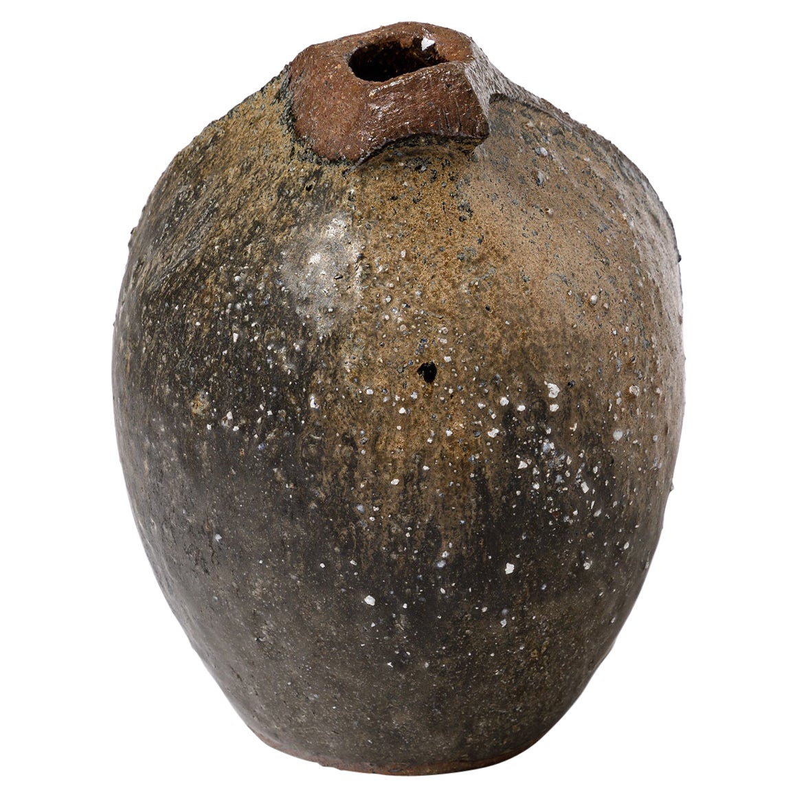 Vase en céramique d'Annie Maume, à Sancerre, vers 1980-1990