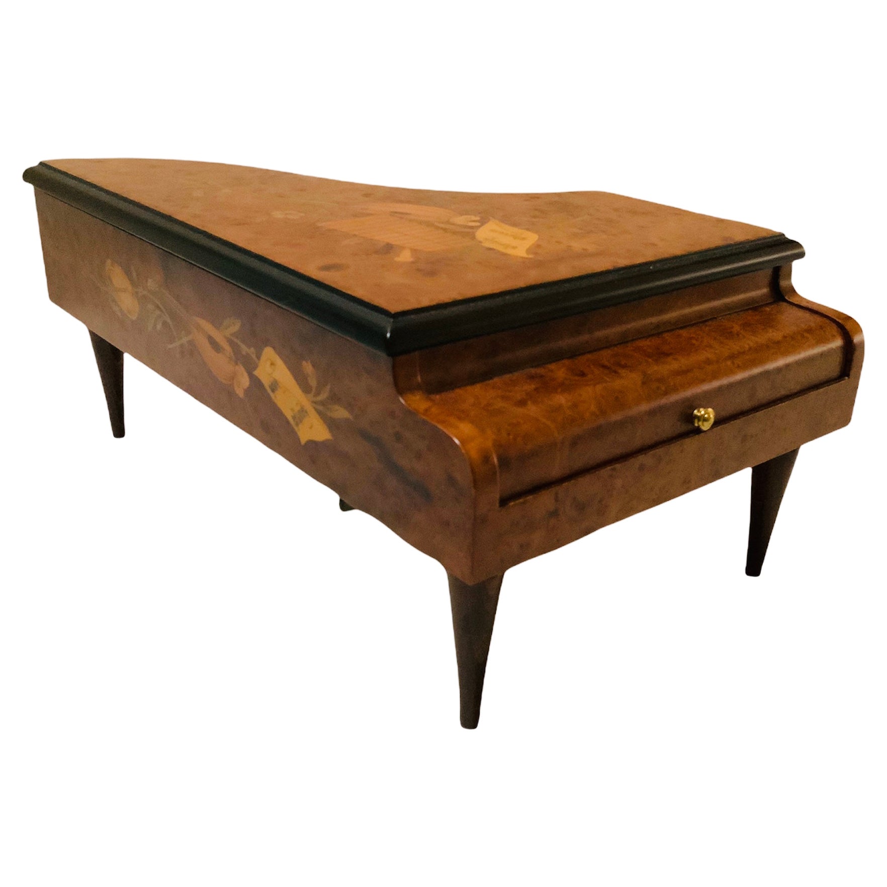 Reuge Sainte-Croix Sorrento Grand Piano Musical Jewelry Box