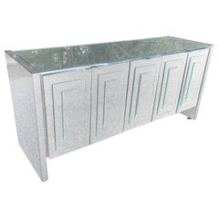 Vintage O. B. Solie for Ello Mirrored Five Door Sideboard