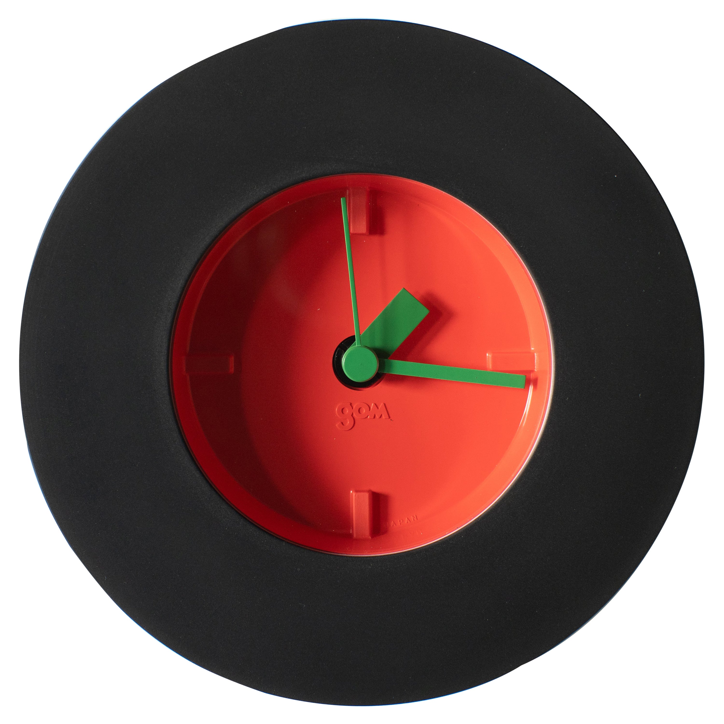 1980s Postmodern Wall Clock For Sale at 1stDibs