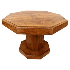 Art Deco Walnut Occasional Table, English, c1930