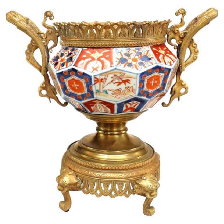 Englischer Regency-Stil 19. Jahrhundert Imari Porcelain Tafelaufsatz im Angebot