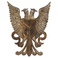 20th Century Renaissance Revival Carved Austrian Hungarian Eagle Wall Plaque